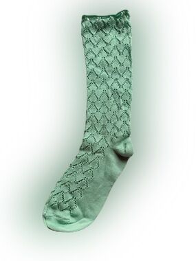 Maria La Rosa Socks Crochet Green New